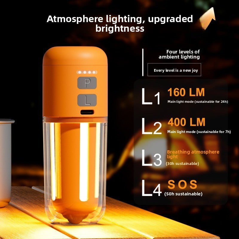 Portable Dual-Purpose Inflatable Pump with LED Light