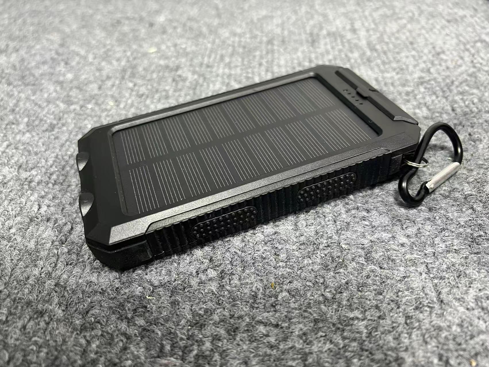 Portable power bank with a camping light