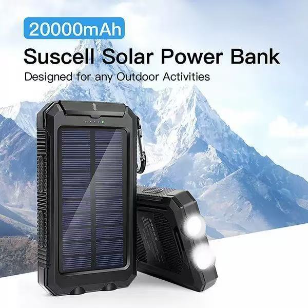 Portable power bank with a camping light - Trailvik